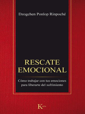 cover image of Rescate emocional